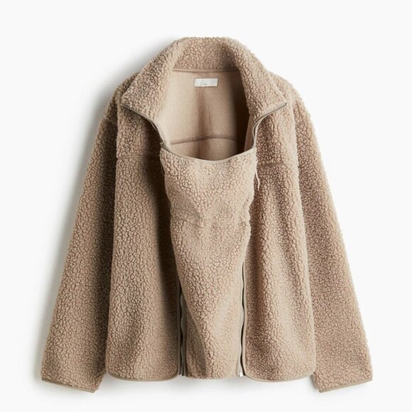 H&M MAMA Before & After Babywearing Fleece Jacket - Picture 7 of 10